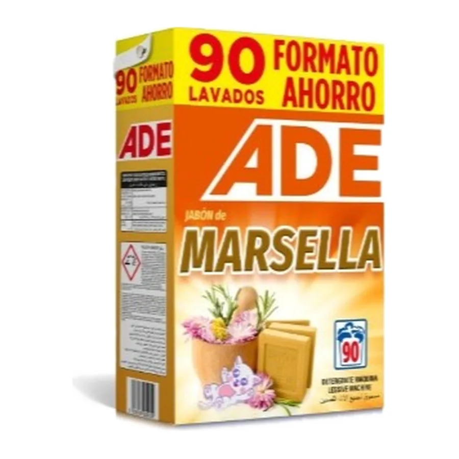 Detergente en polvo ADE Marsella · maleta 6,3 kg