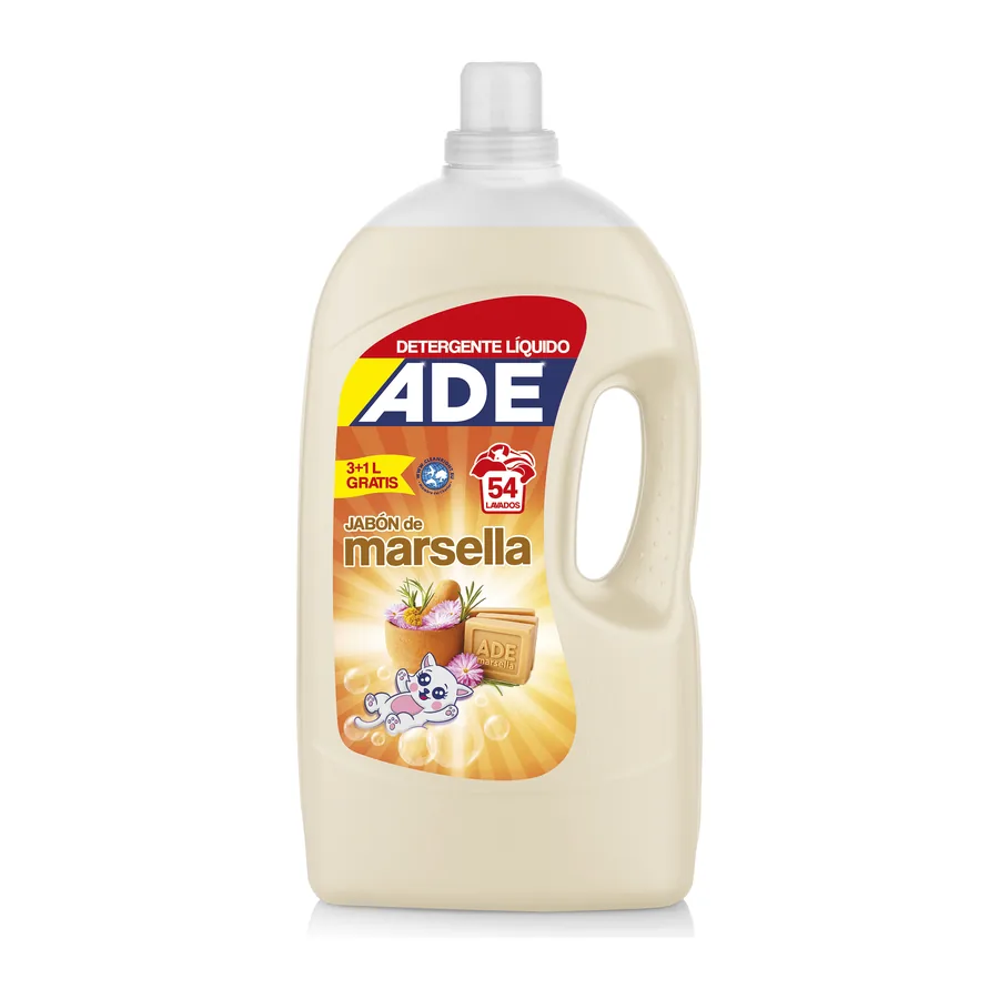 Detergente líquido ADE Marsella · 4 L