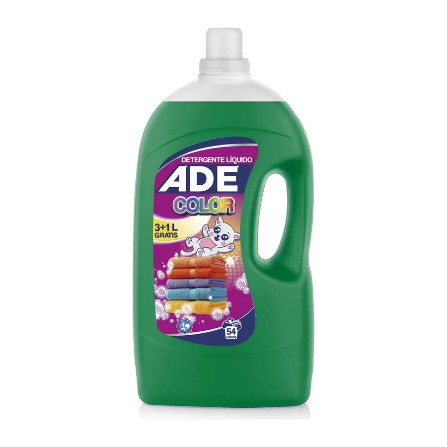 Detergente líquido ADE Ropa Color · 4 L