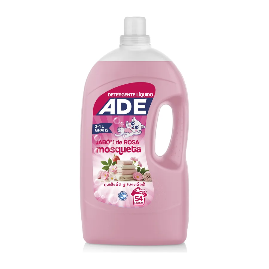 Detergente líquido ADE Rosa Mosqueta · 4 L