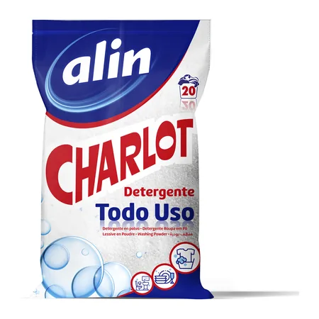 Detergente en polvo alin Charlot Todo Uso · saco 800 g