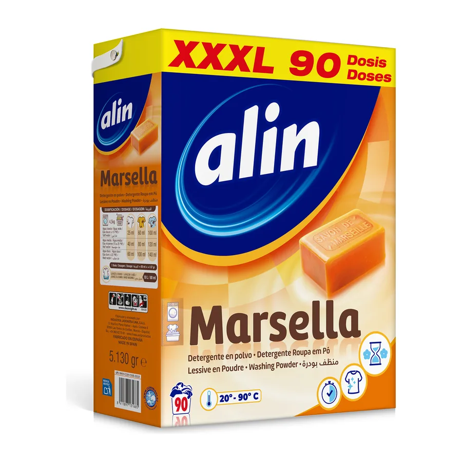 Detergente en polvo alin Marsella · maleta 5130 g
