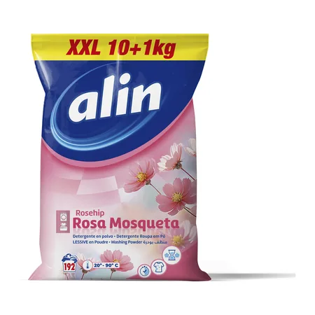 Lessive en poudre alin Rose musquée · sac 10+1 kg